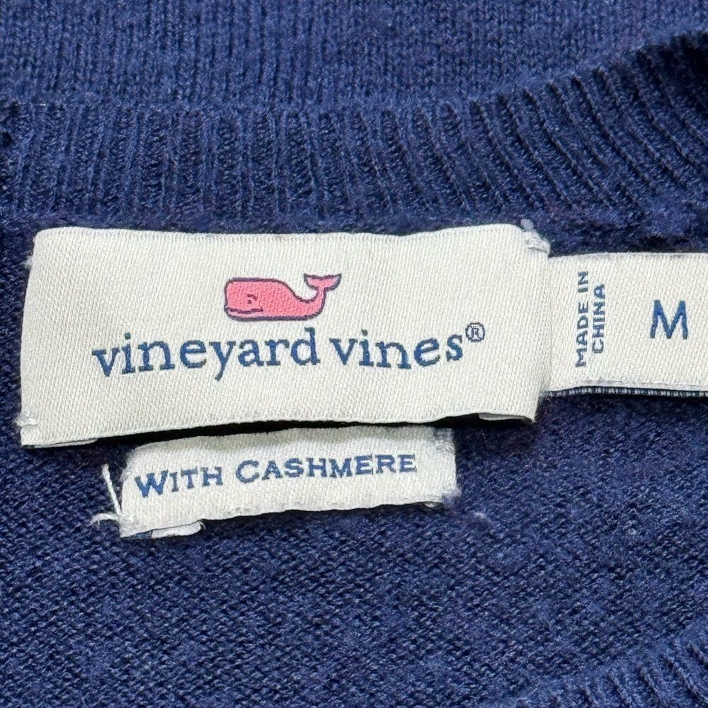 VINEYARD VINES NAVY  BLUE CREWNECK SWEATER - Picture 6 of 7